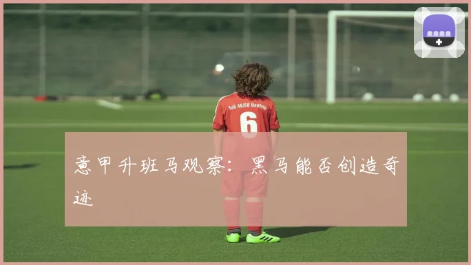 意甲升班马观察：黑马能否创造奇迹
